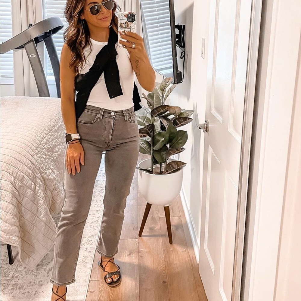 Levi's Gray Straight Leg Jeans